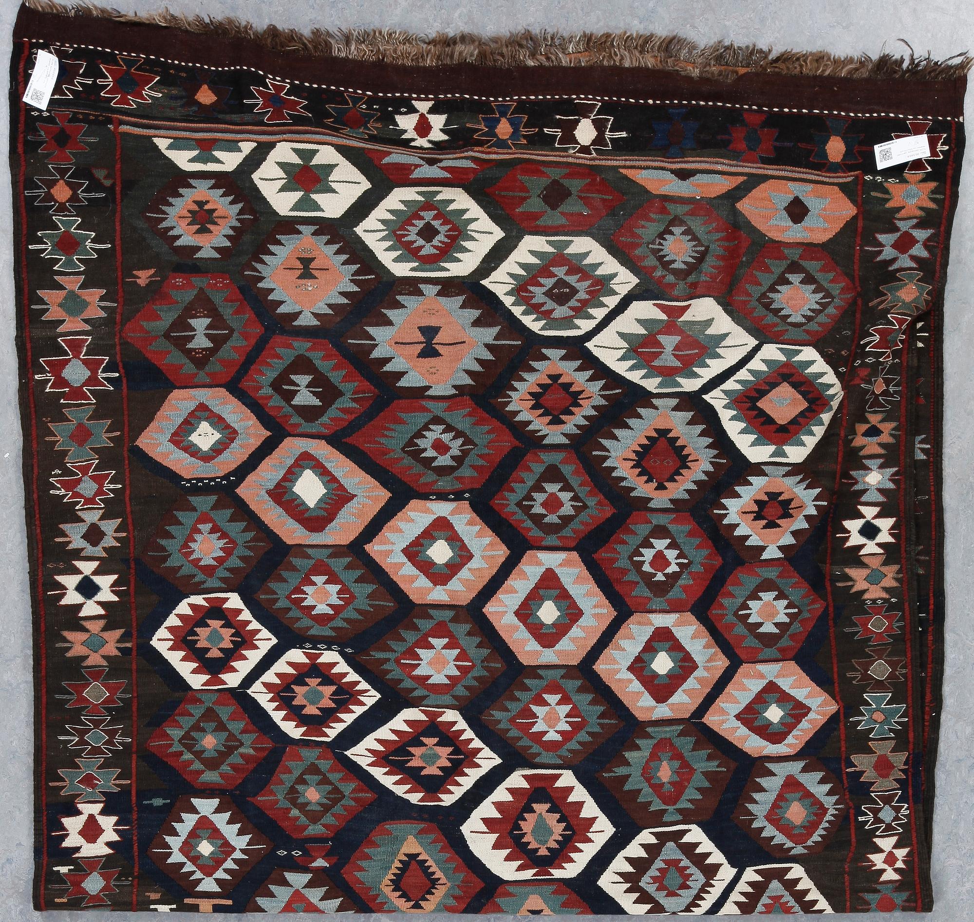 KELIM, old, sannolikt Veramin, ca 315x170 cm.