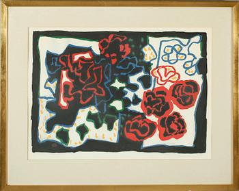 LENNART RODHE, färglitografi, signerad och numrerad.