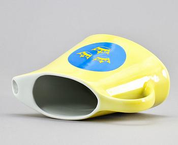 ISVATTENKANNA, porslin, "Svenska Amerika Linien", 1900-talets mitt.