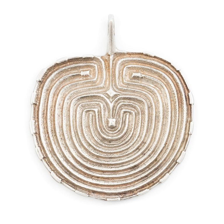Inga-Britt "Ibe" Dahlquist, a pendant, silver, Visby 1984.