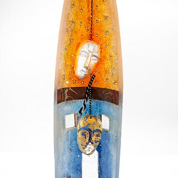 Bertil Vallien, sculpture, glass, Limited Edition, Kosta Boda.