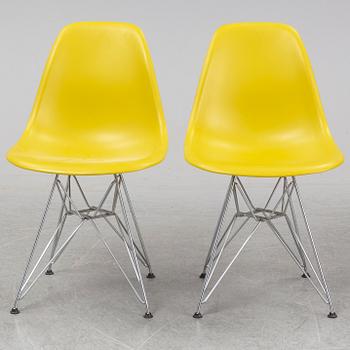 CHARLES AND RAY EAMES, six DSR chairs, Vitra, 2011.