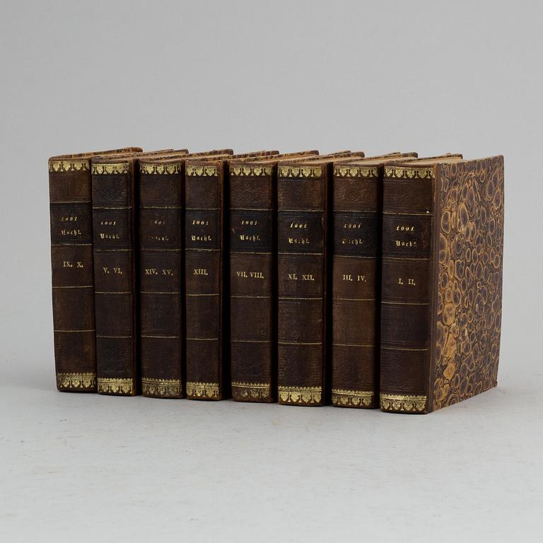 Sagosamling 1834, proveniens: Rääf (8 vol).