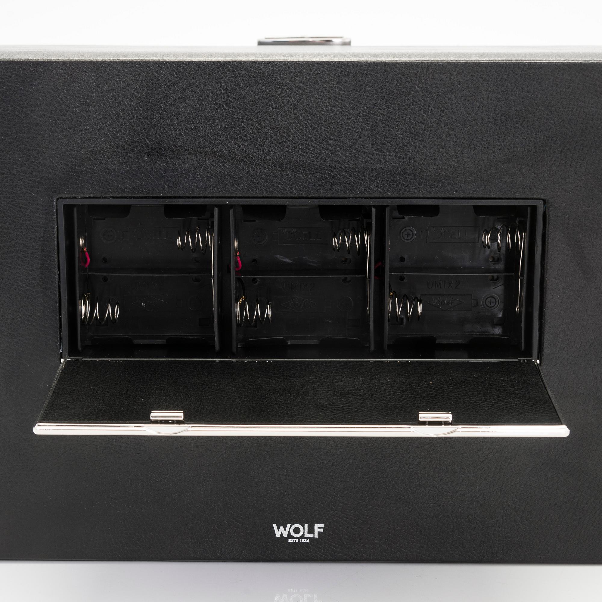 Wolf, Blake, Triple Watch Winder, 25 x 45 x 25 cm.