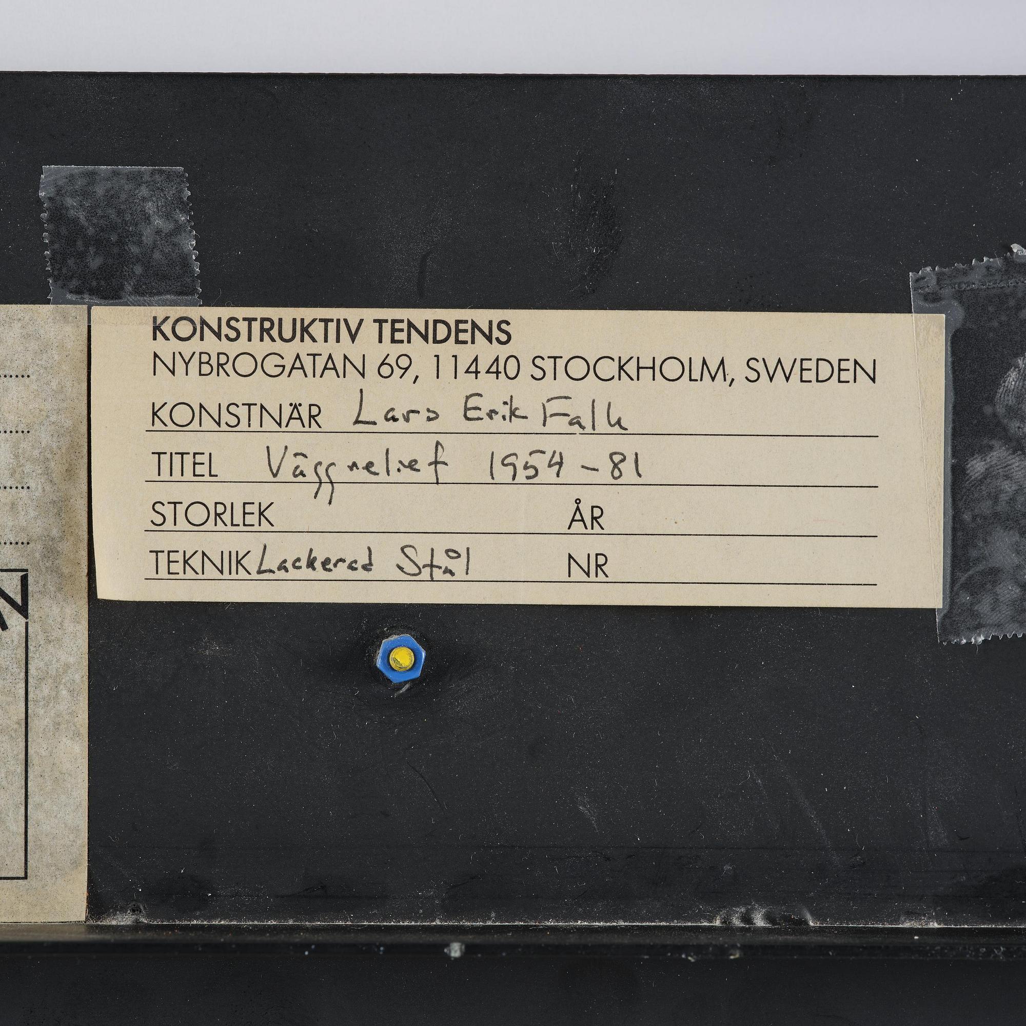 Lars-Erik Falk, Untitled.