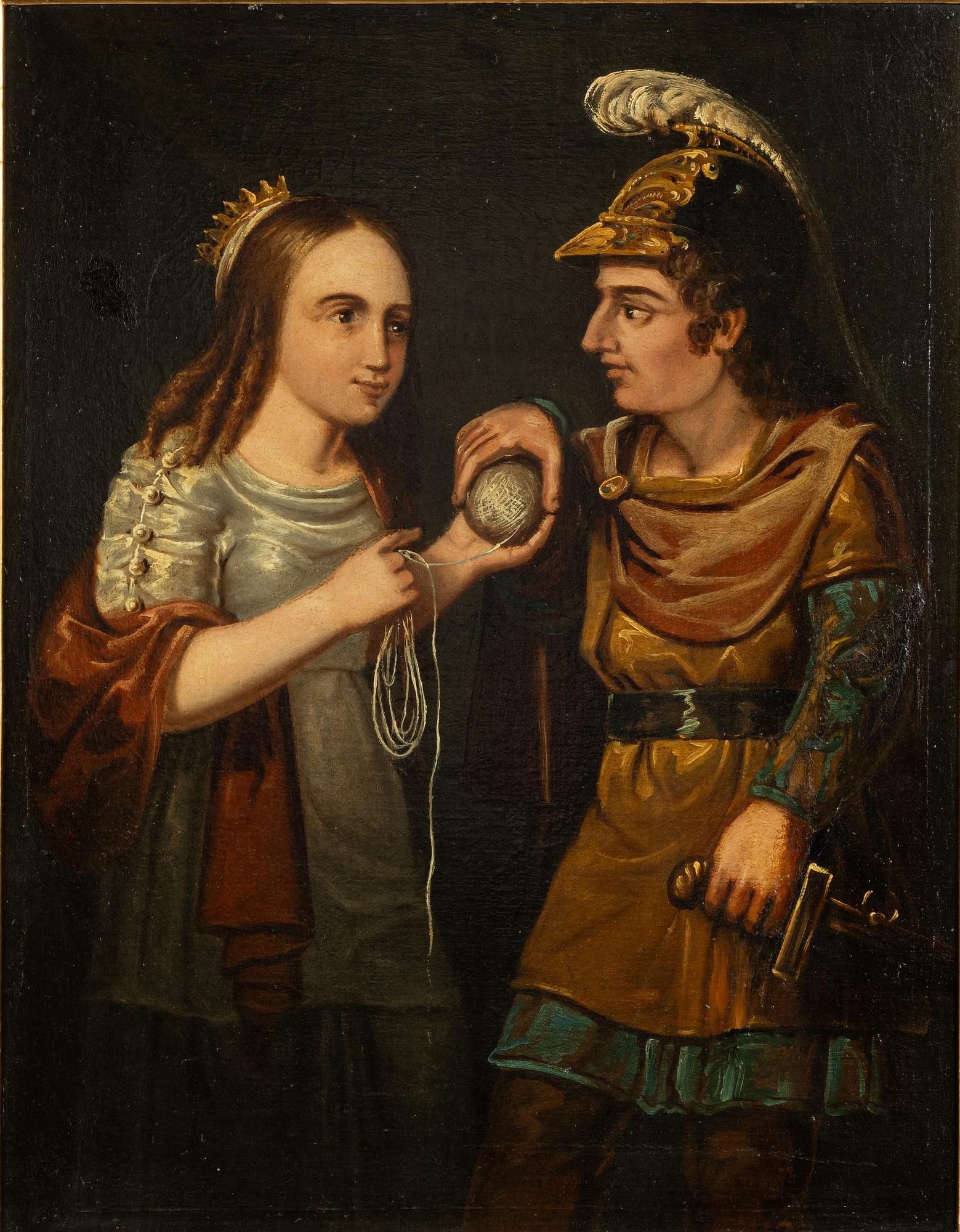 Carl Johan Sjöstrand, "Theseus och Ariadne".