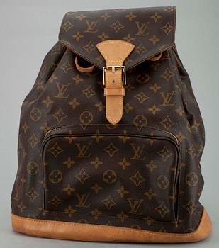 RYGGSÄCK, "Montsouris", Louis Vuitton.