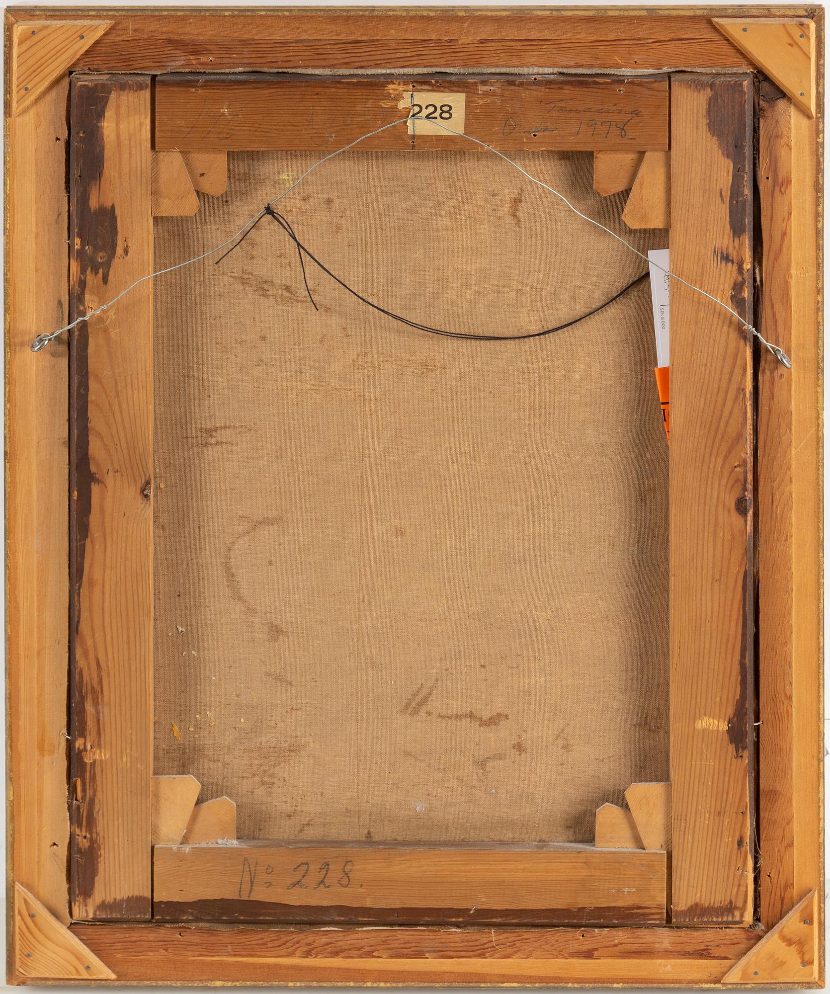 IVAR KAMKE, olja på duk, signerad.