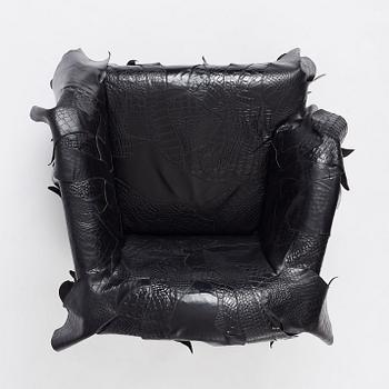 Fernando & Humberto Campana, fåtölj, "Leather Works, LWK070", Edra, Italien, efter 2007.