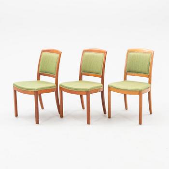 Kerstin Hörlin-Holmquist, seven "Triva" chairs for NK, late 20th century.