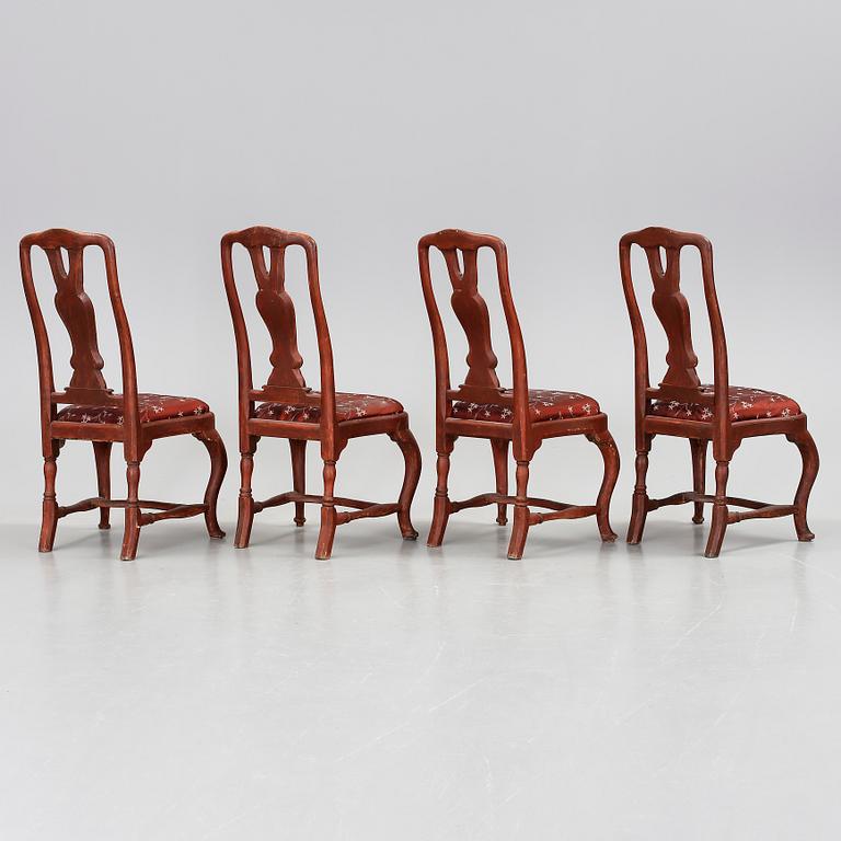 STOLAR, 4 st, senbarock, 1700.tal.