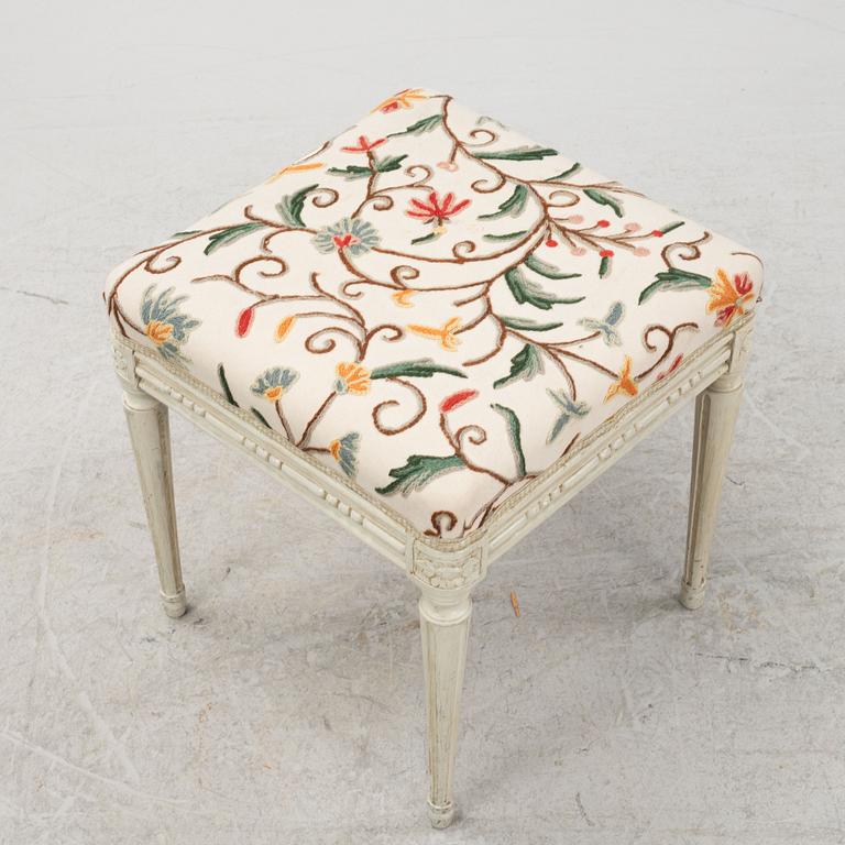 A Swedish Gustavian Footstool, circa 1800.