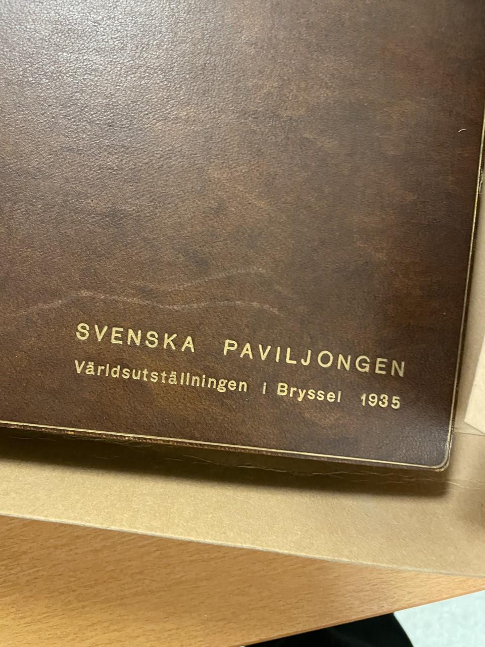 Isaac Grünewald, & Olof Östberg, skåp, unikt, AB GA Berg, Stockholm, 1935.