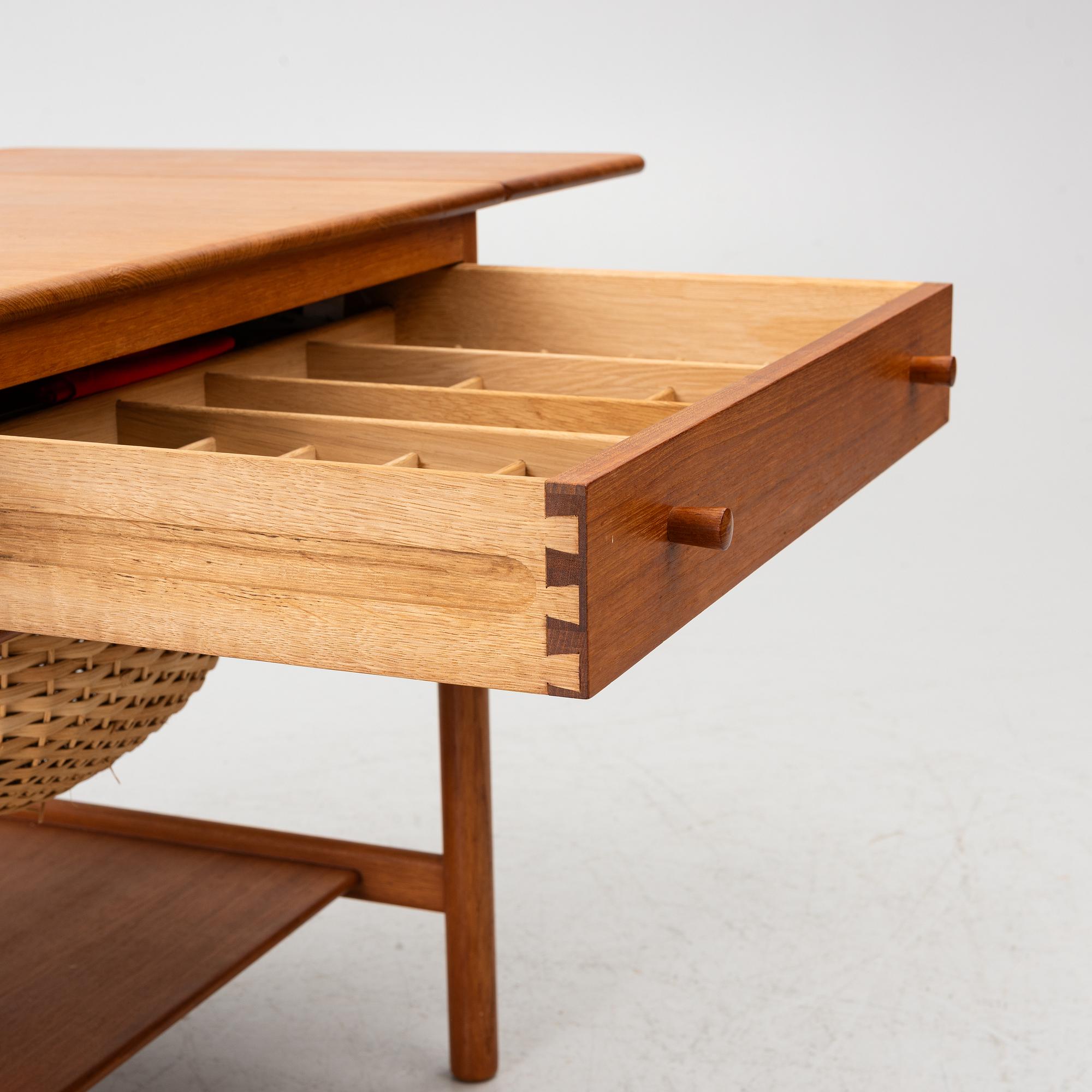 Hans J. Wegner, Sewing table “AT-33”, Andreas Tuck, Denmark.
