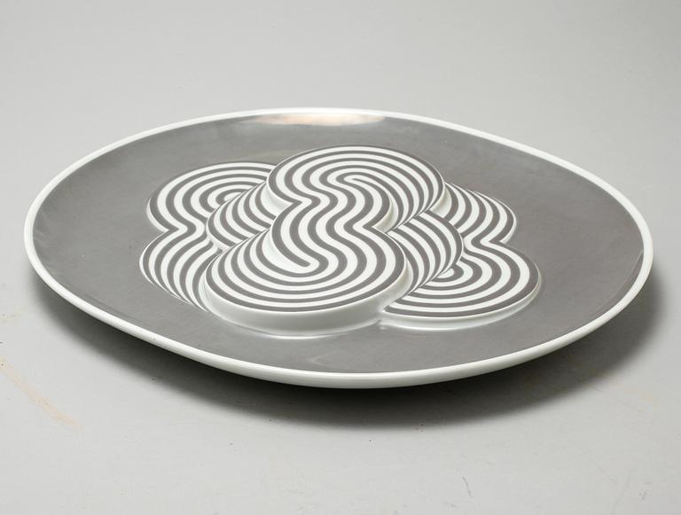 A wall decoration porcelain, Natale Sapone, Rosenthal, 1972.