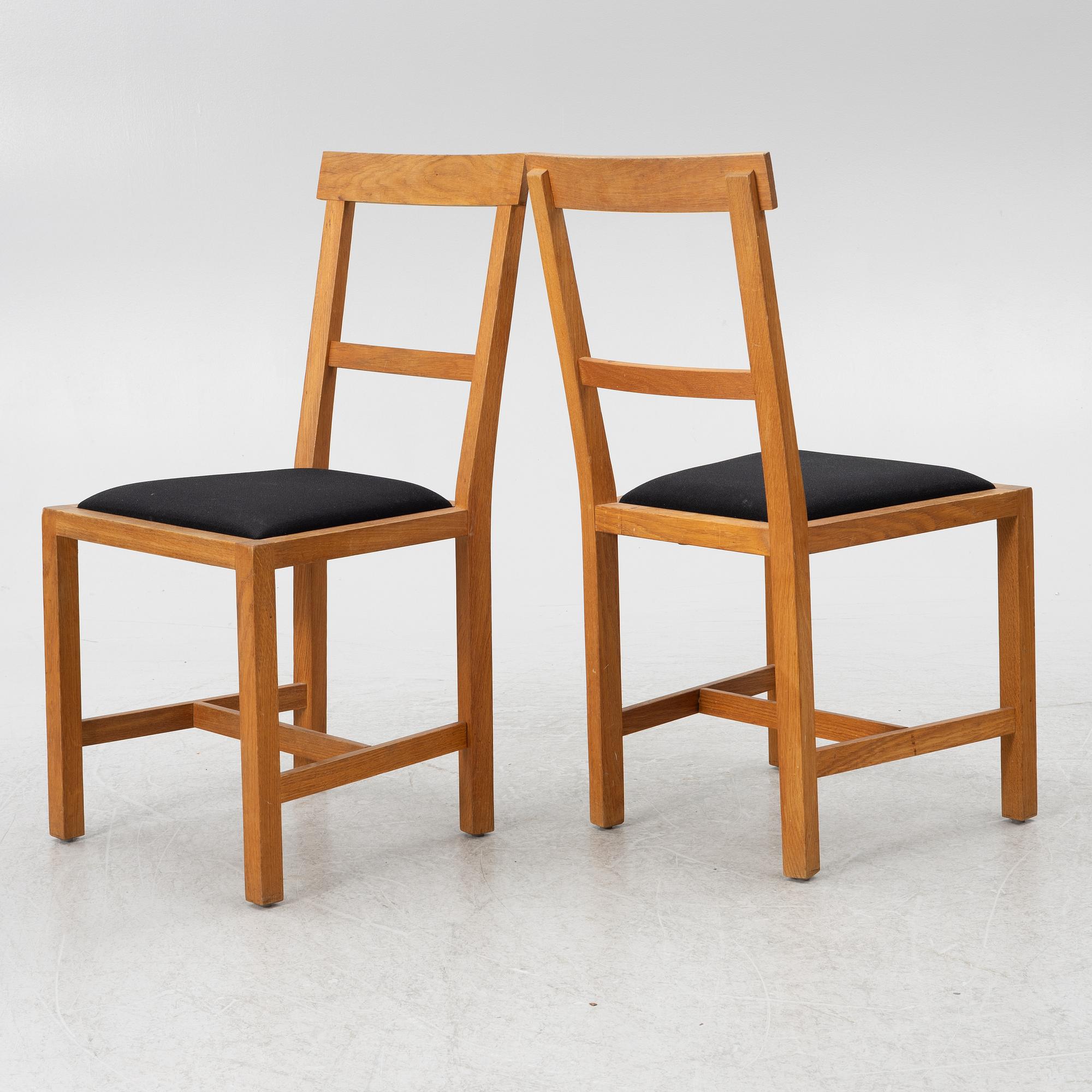 Chairs 6 pcs, All in wood, period,