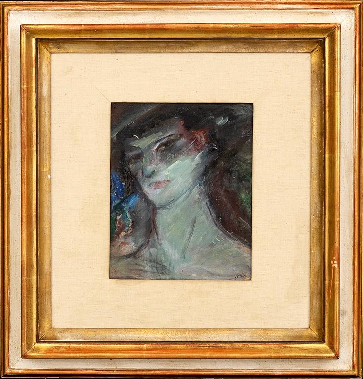 JULES SCHYL, a signed oilpainting on board.