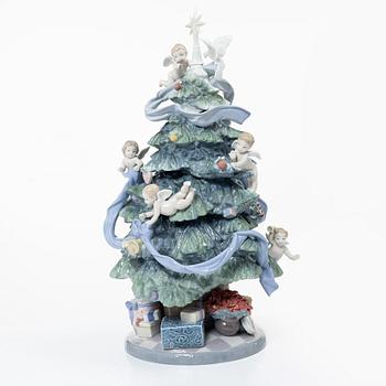 Virginia González, figurine, "Great Christmas tree", Lladró, Spain.