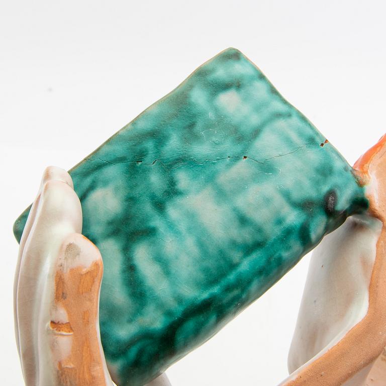 Wall mask, Goldscheider, Vienna 1930s, model no. 7419.