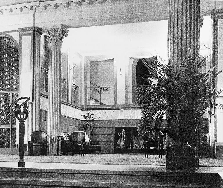 Carl Malmsten, bord, Nordiska Kompaniet för Grand Hotel, Stockholm ca 1925.