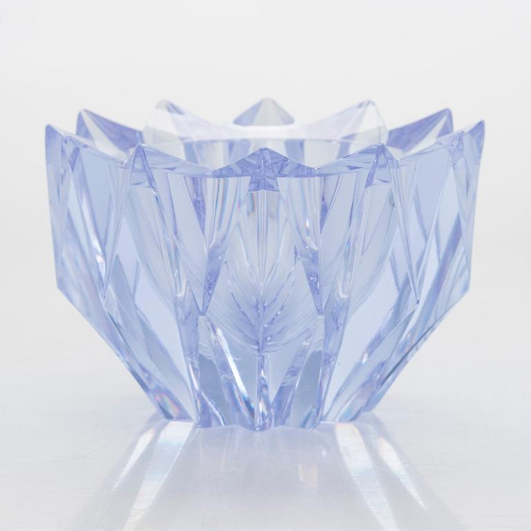 Aimo Okkolin, skål, "Näckros", signerad Aimo Okkolin Riihimäki oy.