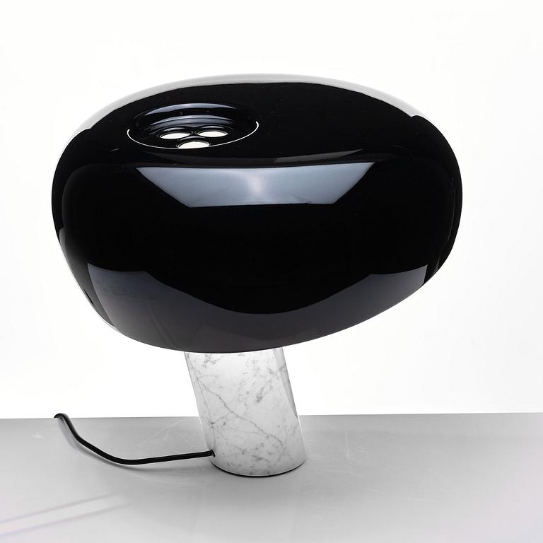 Achille Castiglioni, & Pier Castiglioni, a 'Snoopy' table lamp, Flos, Italy.