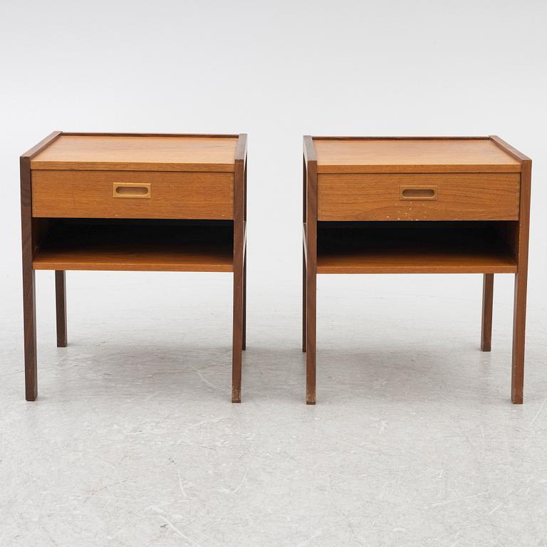 Gillis Lundgren, A set of two bedside tables, IKEA, 1960/70's.