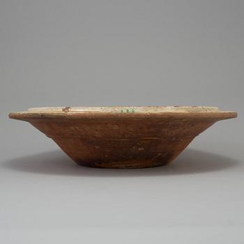 a earthenware plate dated 1782.