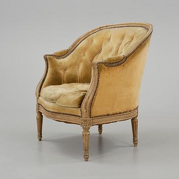 BERGERE, Louis XV-stil, 1800-talets andra hälft.