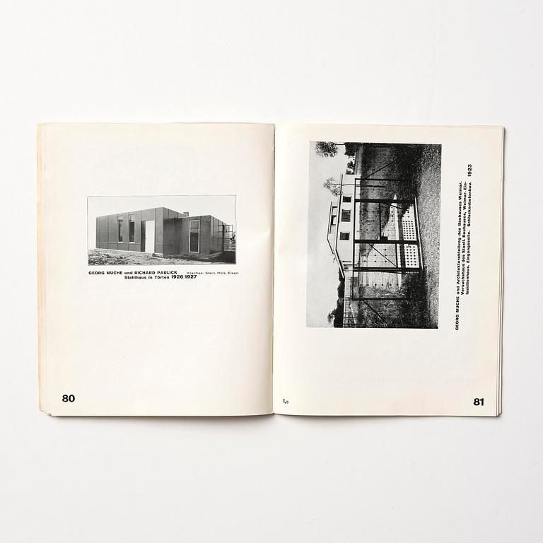 Book, Walter Gropius, "Internationale Architektur" (Bauhausbücher 1), 1927, inscribed to Gunnar Asplund.