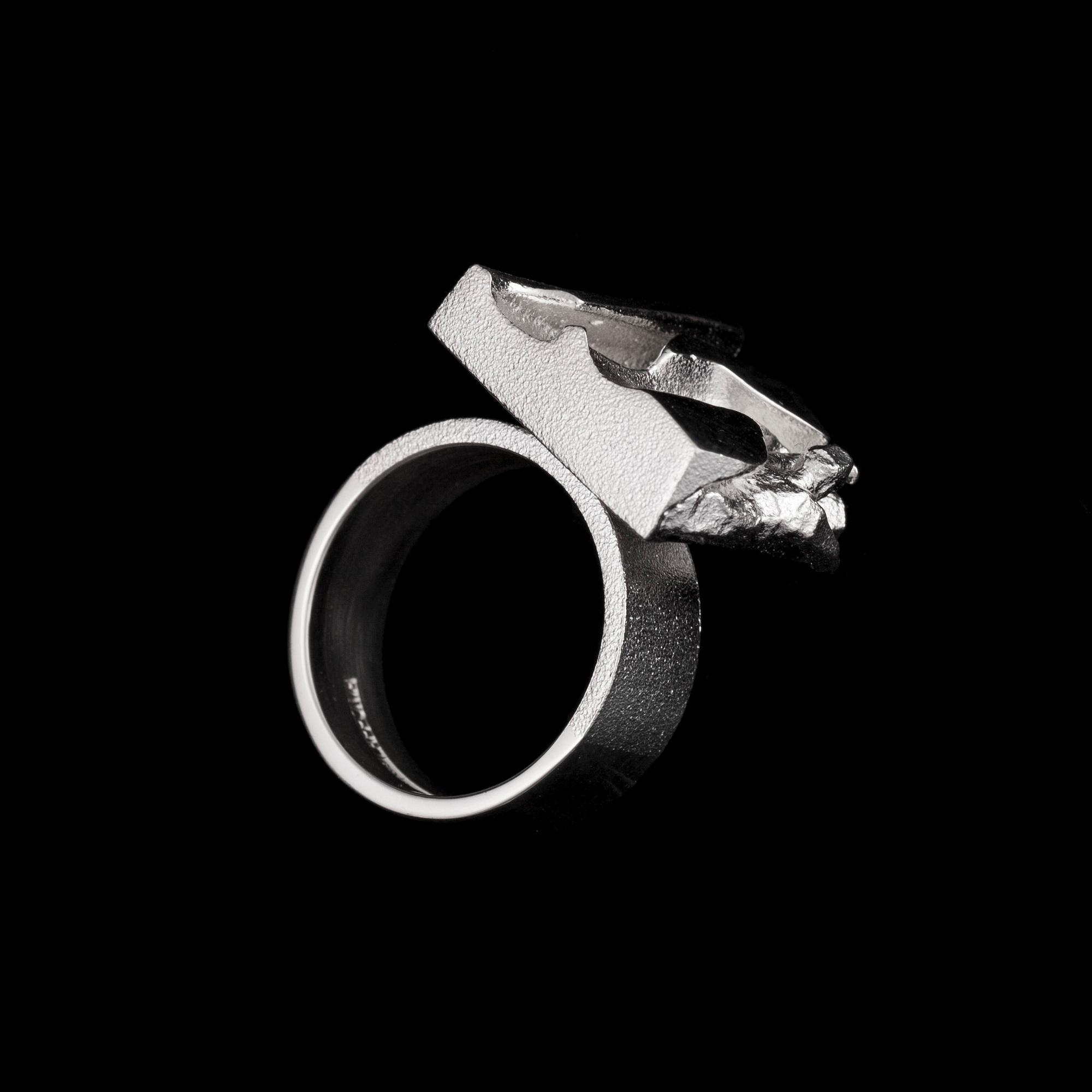 RING, Swimmer, sterling silver, Björn Weckström Lapponia 2008.