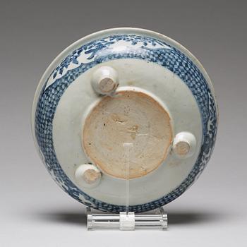 A blue and white censer, Qing dynasty, 18th Century.