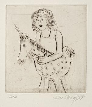 50A. Lena Cronqvist, "Flicka med enhörning (2016)".