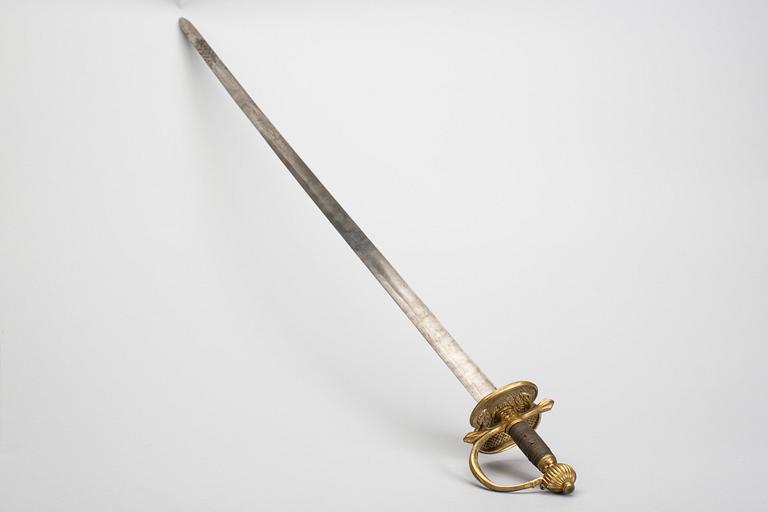 OFFICERSVÄRJA, infanteriet. 1800-tal.