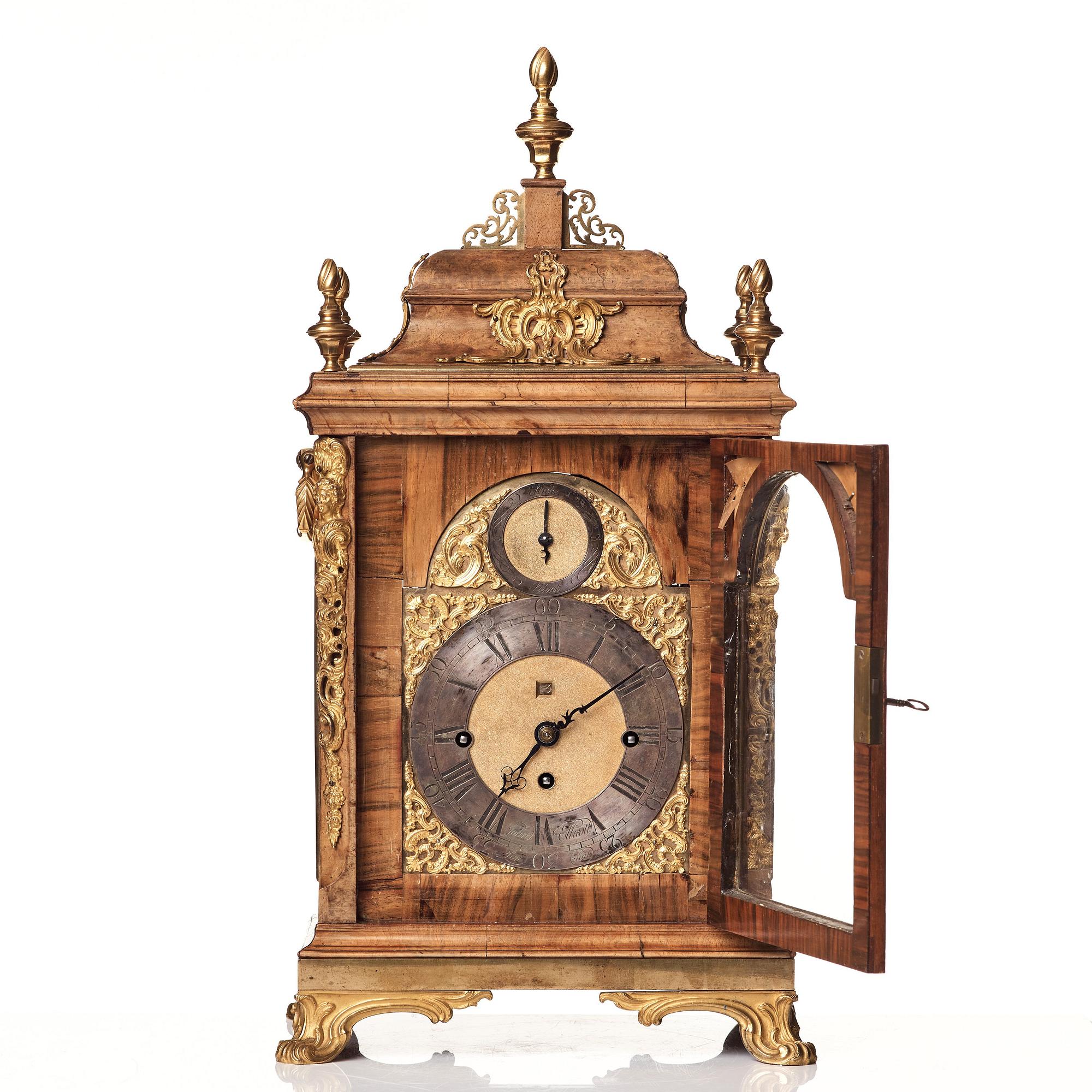 BORDSPENDYL, av John Ellicott (1706-1772), London, 1700-talets mitt.