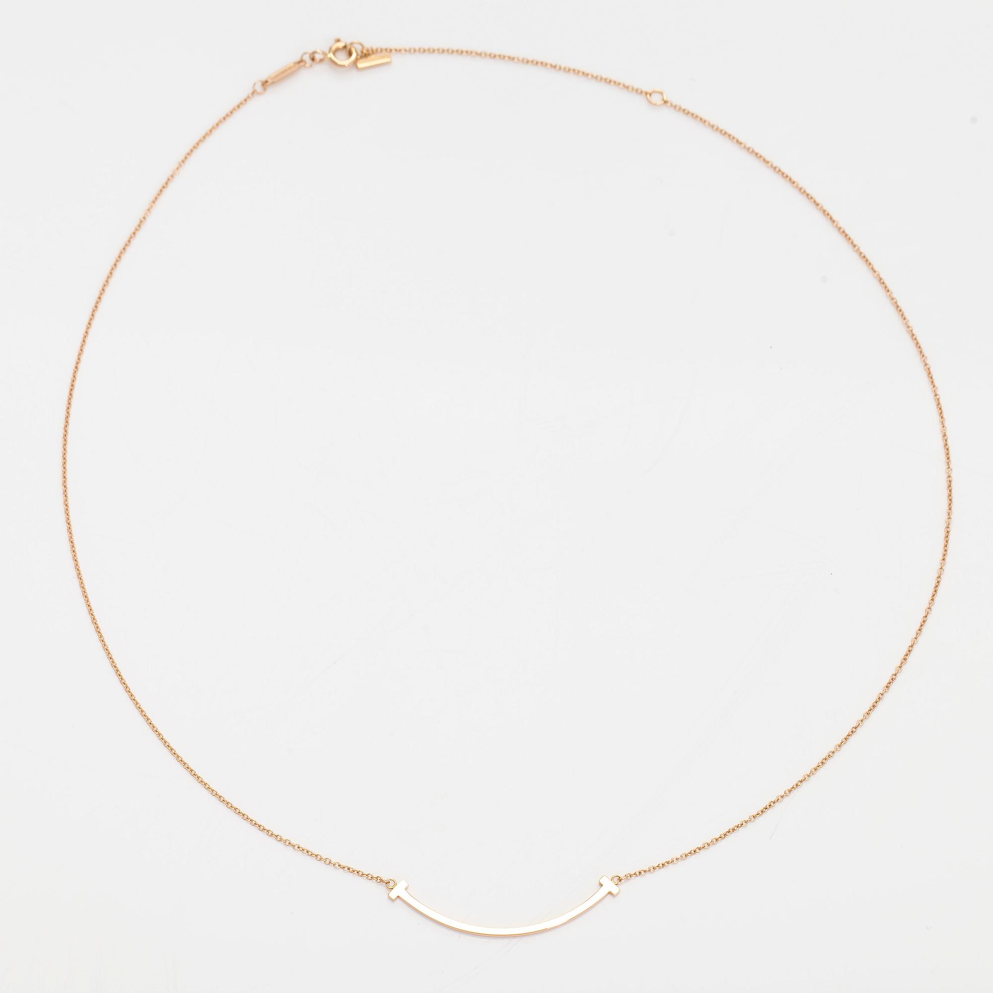 Tiffany & Co, kaulakoru, "T Smile", 18K kultaa.