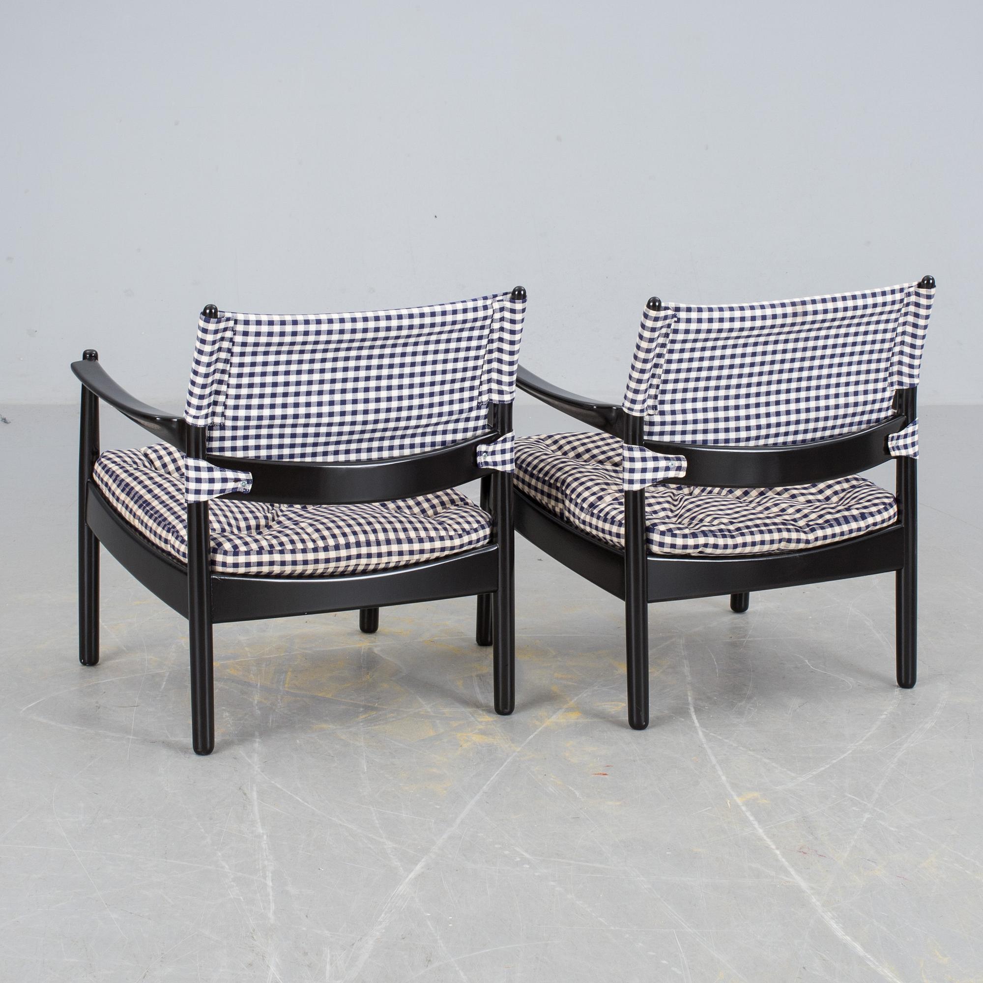 FÅTÖLJER, ett par, Gunnar Myrstrand, Källemo.