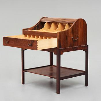 HANS J WEGNER, a tambour box on stand, Johannes Hansen, Denmark 1944.