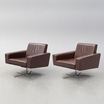 MORTEN VOSS, a pair of easy chairs, Denmark, 21st century.