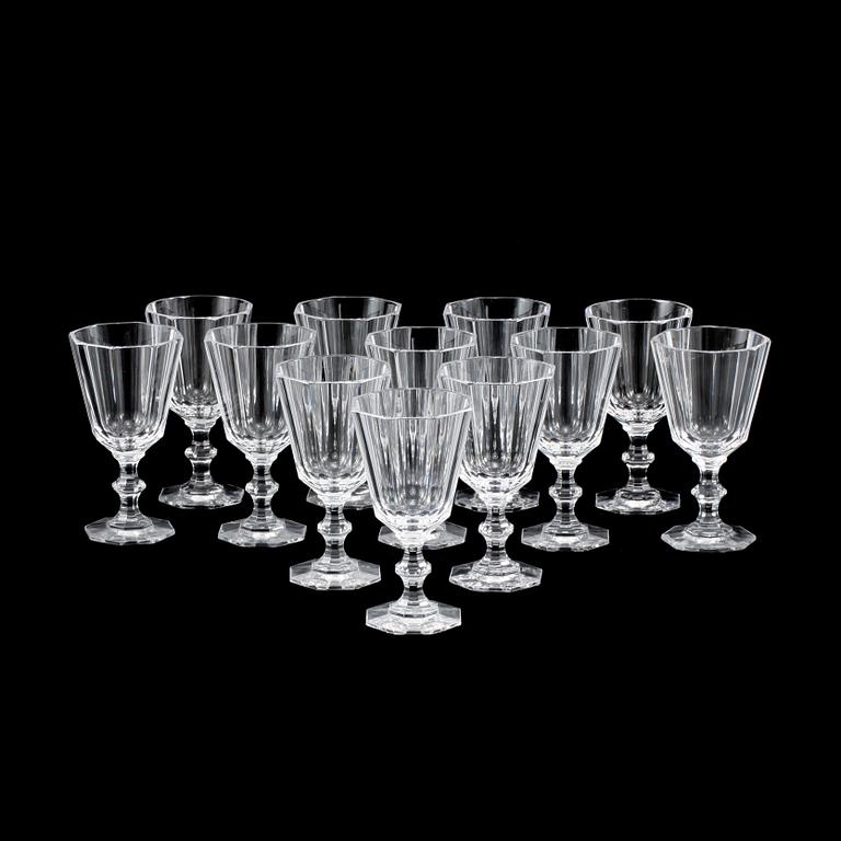 VINGLAS, 12 st, Villeroy & Boch, 1900-talets andra hälft.