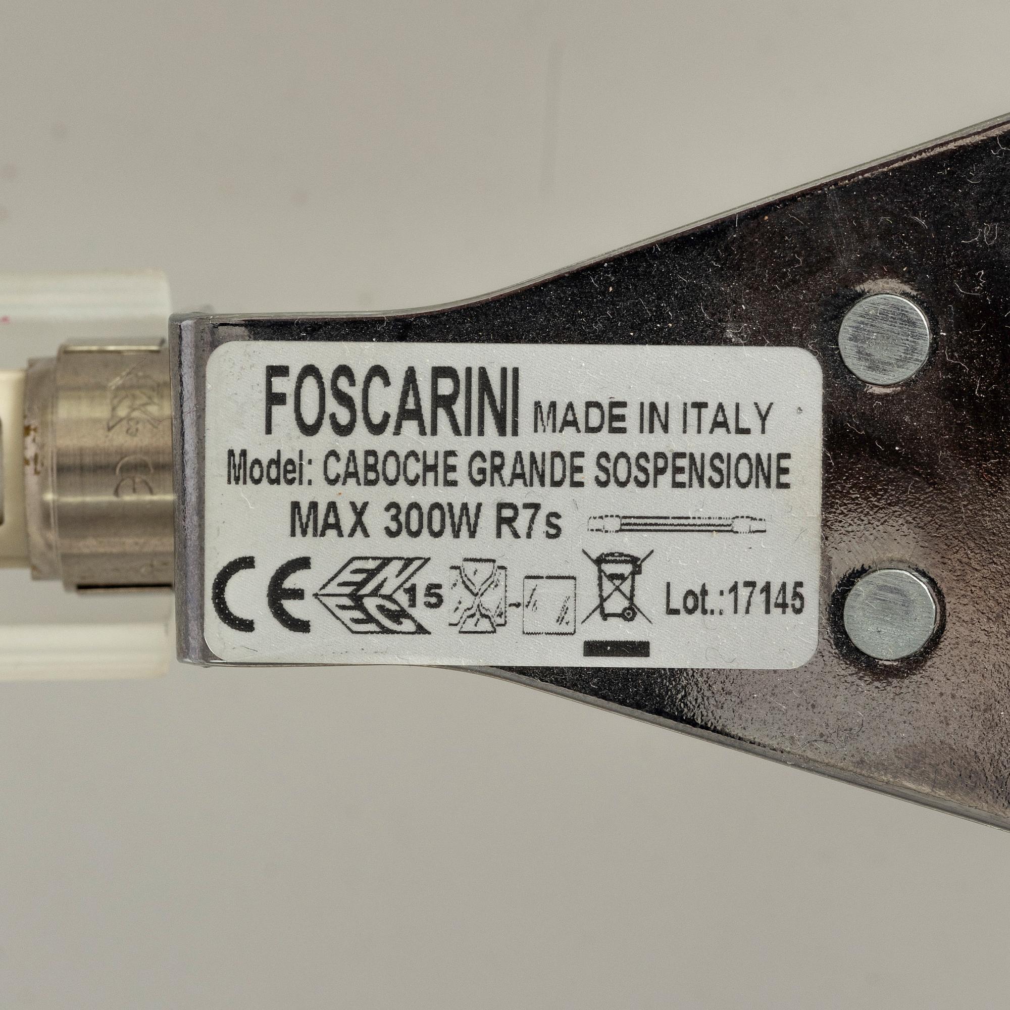 Patricia Urquiola & Eliana Gerotto, ceiling lamp, "Caboche Grande", Foscarini, Italy.