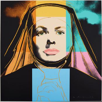 178. Andy Warhol, "Three portraits of Ingrid Bergman by Andy Warhol".