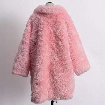 Balenciaga, kappa, "Faux Fur Coat", storlek F34.