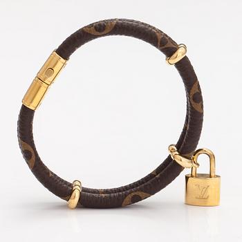 Louis Vuitton, A "Keep it twice monogram" bracelet. Marked LV, Made in Spain.