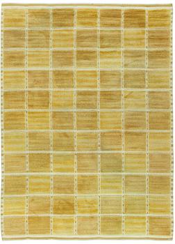 115. BARBRO NILSSON, matta, reliefflossa, 303,5 x 223,5 cm, "Gyllenrutan", signerad AB MMF BN.