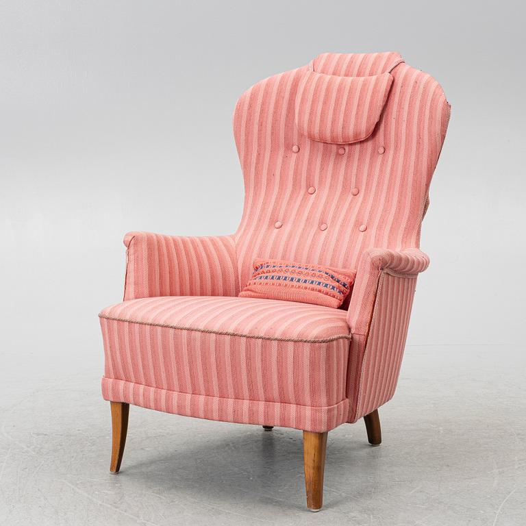 Carl Malmsten, armchair, "Farmor", second half of the 20th century.