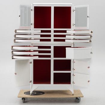 Dentist's cabinet, circa the mid-20th century.