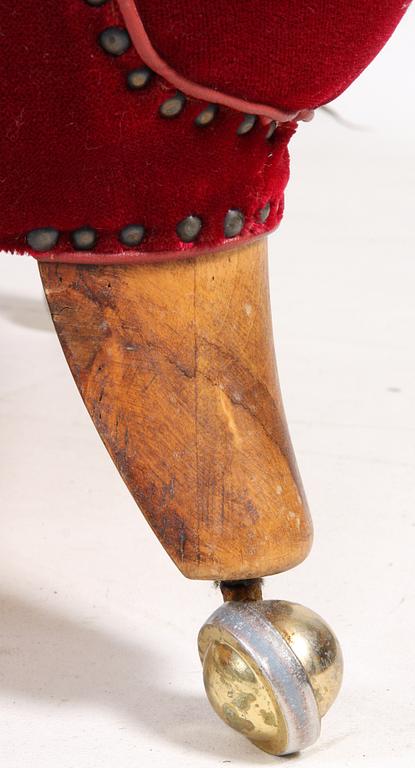 FÅTÖLJER, ett par, 1900-talets första hälft.