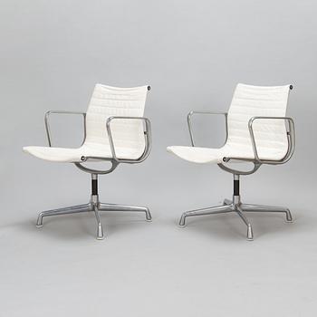 Charles & Ray Eames, kontorsstolar, ett par, 938-138, Herman Miller, 1900-talets andra hälft.