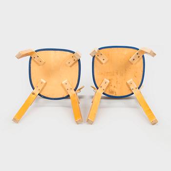 Alvar Aalto, two model 69 chairs, O.Y. Huonekalu- ja Rakennustyötehdas A.B, 1957.